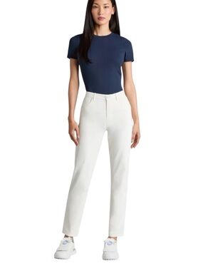 G/FORE White Stretch Tour 5 Pocket Ankle Golf Pant Jeans (2)